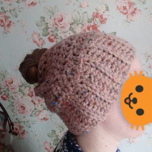 Crocheted winter headband